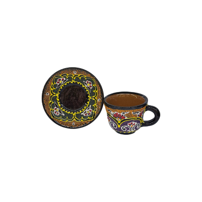 Изображение Сувенир национальный чашка с блюдцом маленький