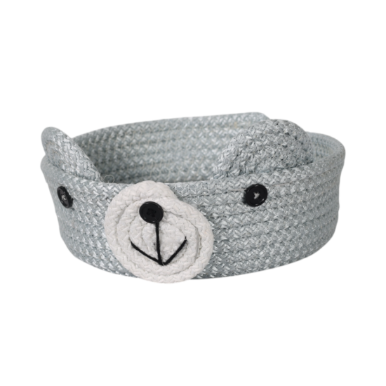 Изображение Корзина мишка(синий)2в1
